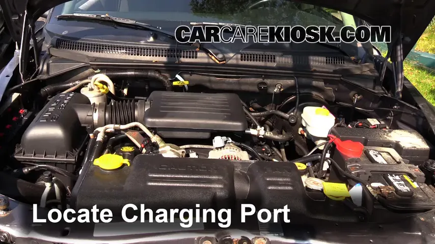 2003 Dodge Dakota SLT 4.7L V8 Crew Cab Pickup (4 Door) Air Conditioner Recharge Freon
